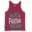 Un Life La Oru Partha Irukana Men/Unisex Tank Top in Crimson Color